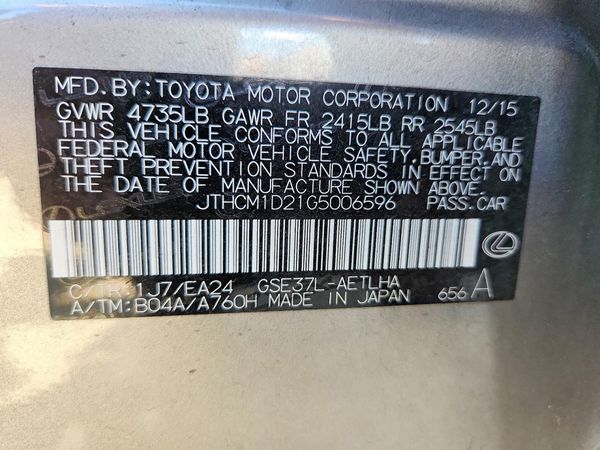 2016 LEXUS IS