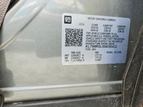 2025 CHEVROLET TRAILBLAZE LT — VINS