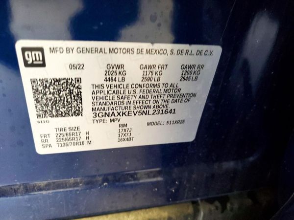 2022 CHEVROLET EQUINOX LT (1LT)