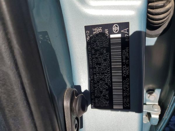 2012 TOYOTA PRIUS