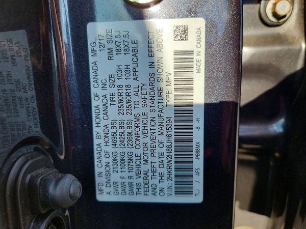 2018 HONDA CRV EX-L/EX-L Navi