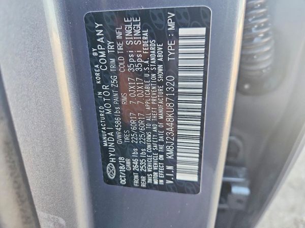 2019 HYUNDAI TUCSON SE