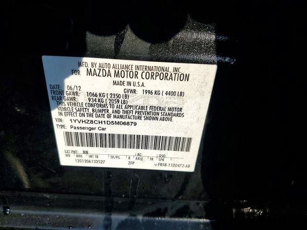 2013 MAZDA 6 GT