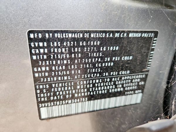 2023 VOLKSWAGEN TAOS