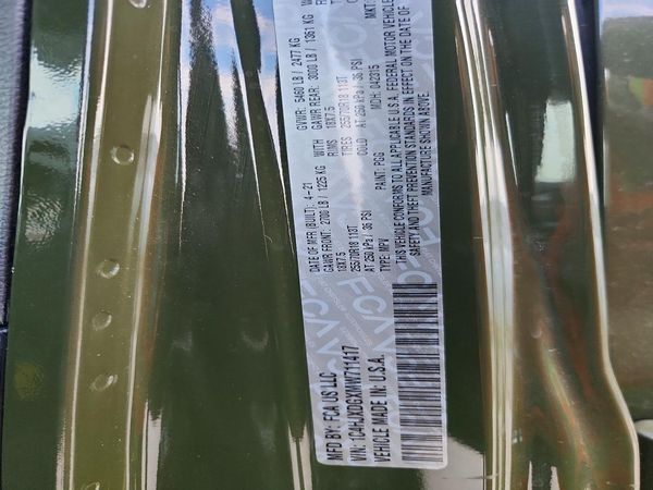 2021 JEEP WRANGLER UNLIMITED Unlimited Sport