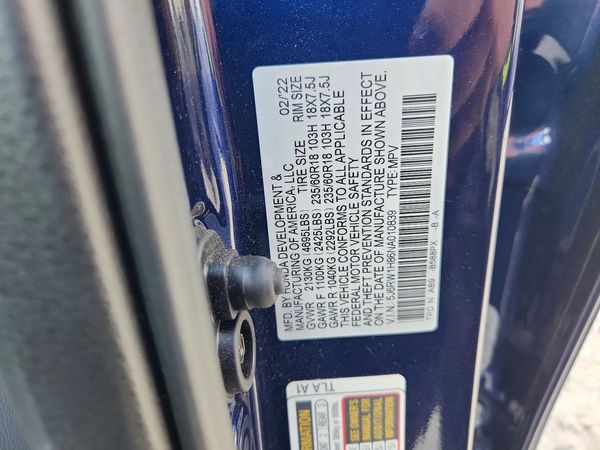 2022 HONDA CR-V