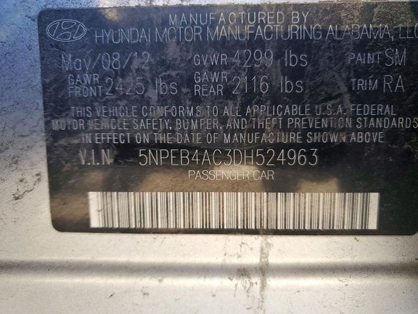 2013 HYUNDAI SONATA GLS/ GLS Popular
