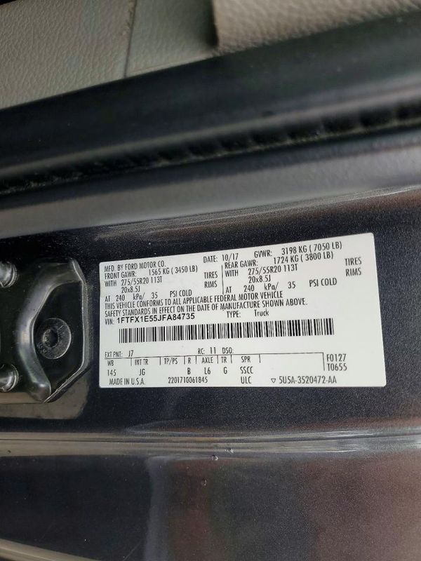 2018 FORD F150