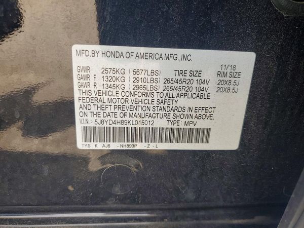 2019 ACURA MDX