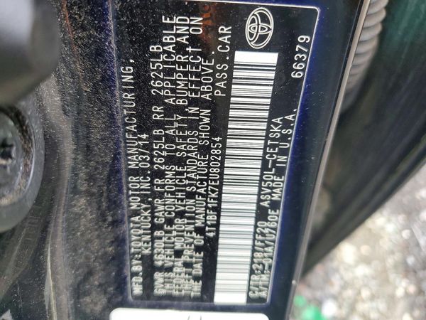 2014 TOYOTA CAMRY