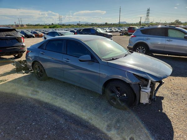 2021 HYUNDAI ELANTRA Blue