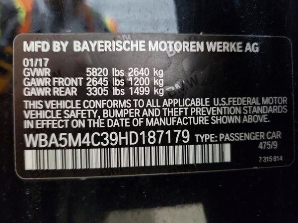 2017 BMW 535