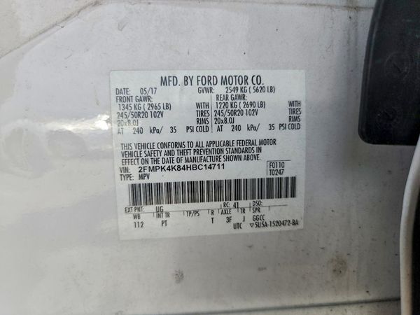 2017 FORD EDGE Titanium