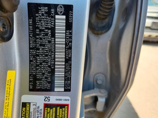 2018 TOYOTA CAMRY SOLA SE/XLE Hybrid