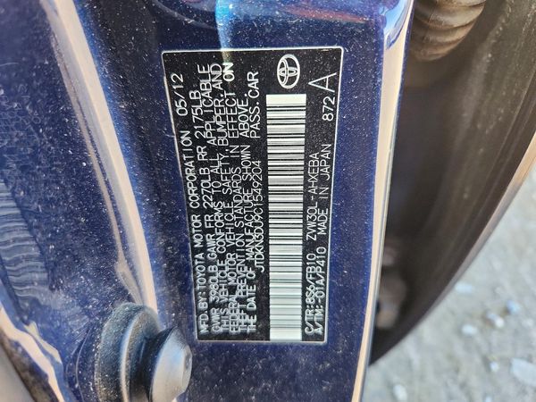 2012 TOYOTA PRIUS