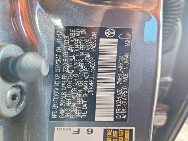 2018 TOYOTA PRIUS