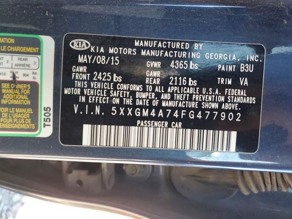 2015 KIA OPTIMA