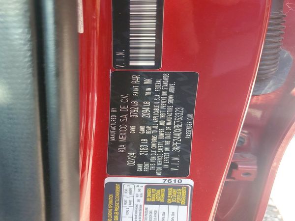 2024 KIA FORTE LX, LXS