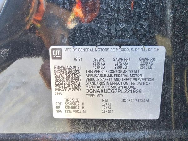 2023 CHEVROLET EQUINOX LT (1LT) — VINS