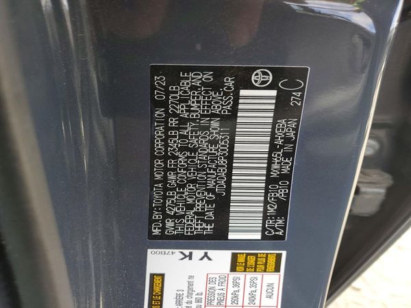 2023 TOYOTA PRIUS
