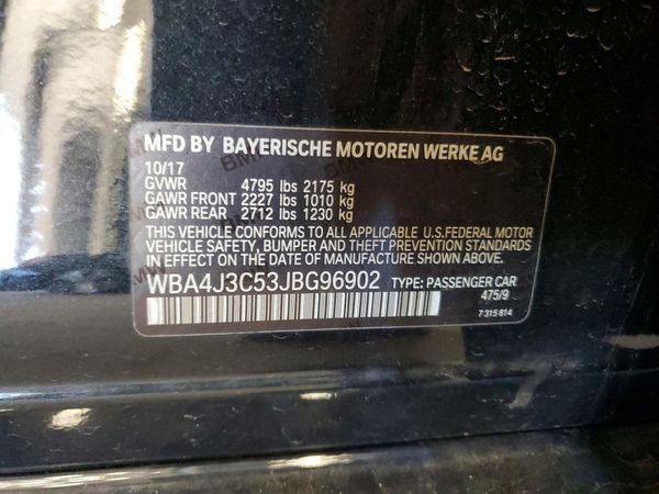2018 BMW 430XI xDrive Gran Coupe