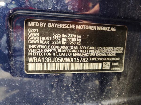 2021 BMW 530 xDrive