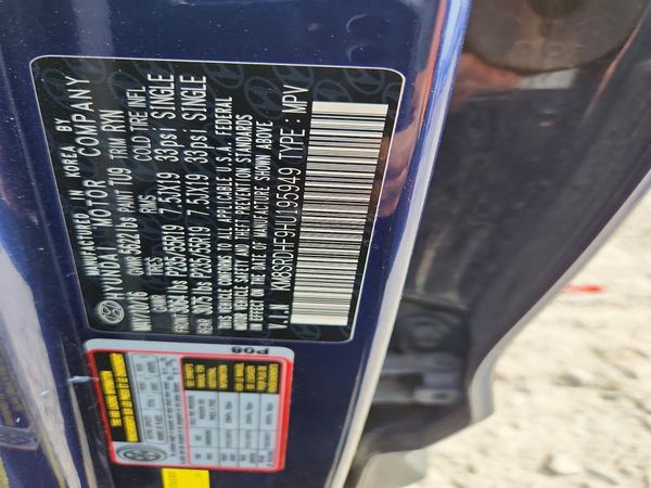 2017 HYUNDAI SANTA FE TOP