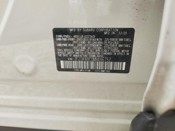 2021 SUBARU FORESTER Limited — VINS