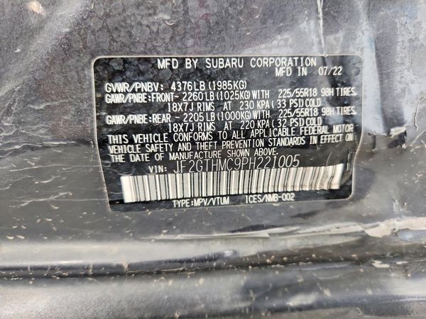 2023 SUBARU CROSSTREK