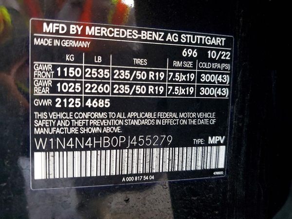 2023 MERCEDES-BENZ GLA-CLASS GLA250 4MATIC — VINS