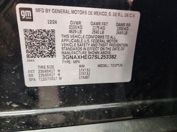 2025 CHEVROLET EQUINOX 1LT — VINS
