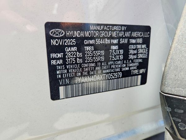 2026 HYUNDAI IONIQ SEL — VINS