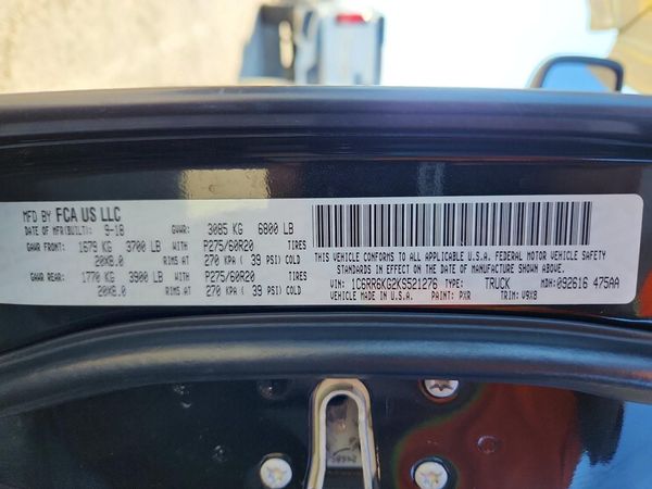 2019 RAM 1500 CLASSIC Tradesman, ST