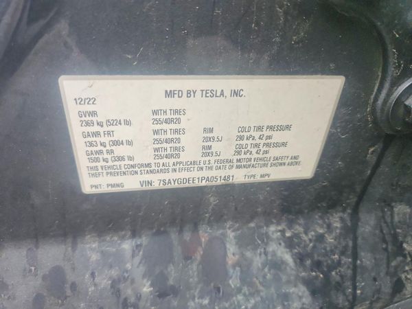 2023 TESLA MODEL Y