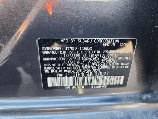 2021 SUBARU CROSSTREK