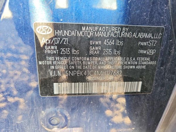 2021 HYUNDAI SONATA