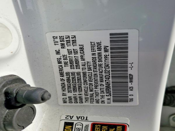 2013 HONDA CRV EX-L