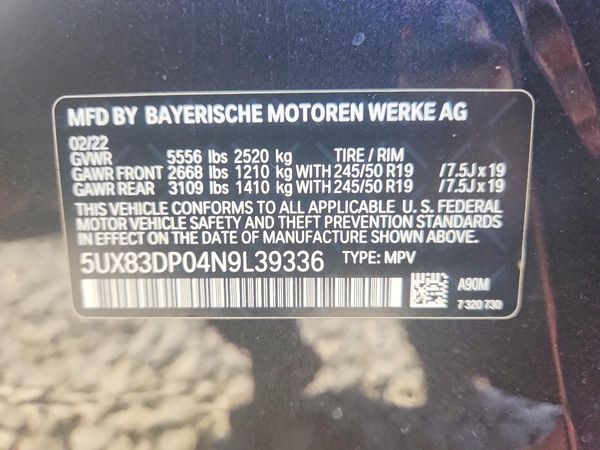2022 BMW X3