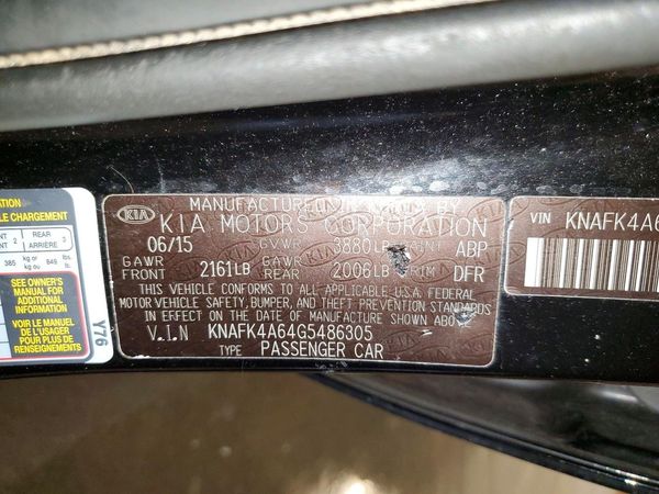 2016 KIA FORTE GL (Middle-Low Grade)
