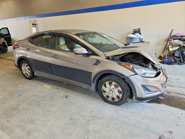 2016 HYUNDAI ELANTRA — Passenger 3/4