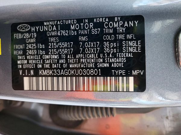 2019 HYUNDAI KONA