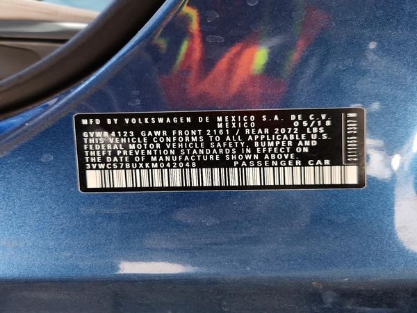 2019 VOLKSWAGEN JETTA