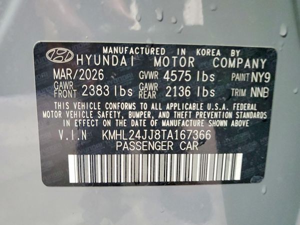 2026 HYUNDAI SONATA Blue
