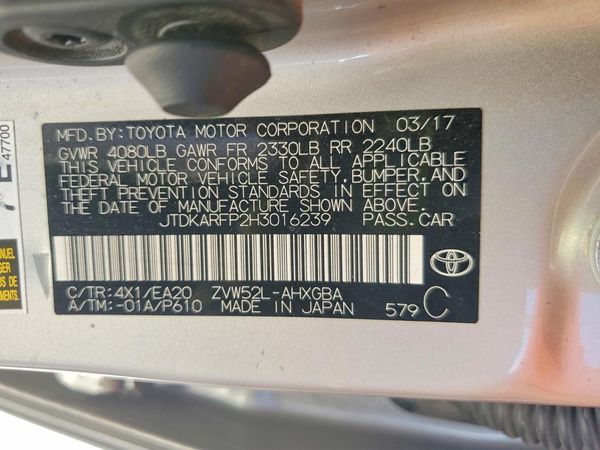 2017 TOYOTA PRIUS Three/Four/Four Adv