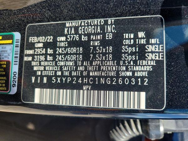 2022 KIA TELLURIDE