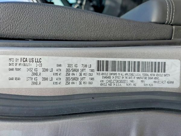 2019 DODGE DURANGO R/T