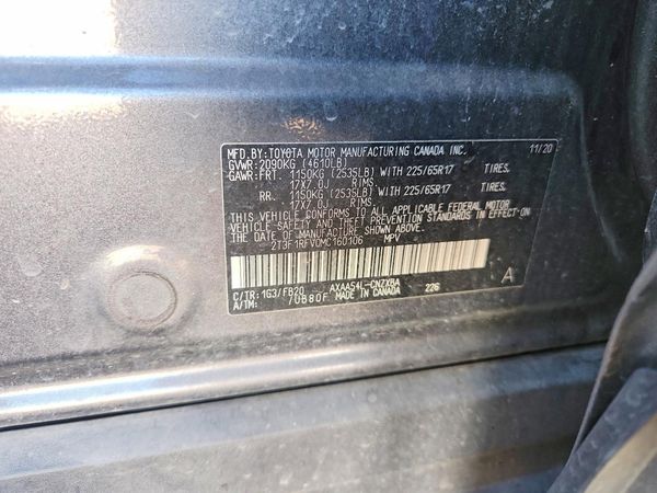2021 TOYOTA RAV4 LE
