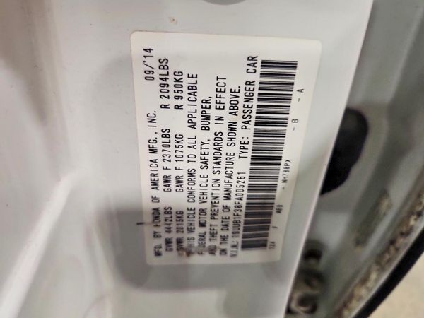 2015 ACURA TLX Base