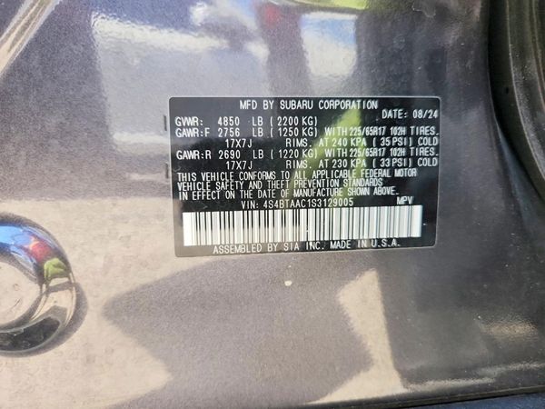 2025 SUBARU OUTBACK Base