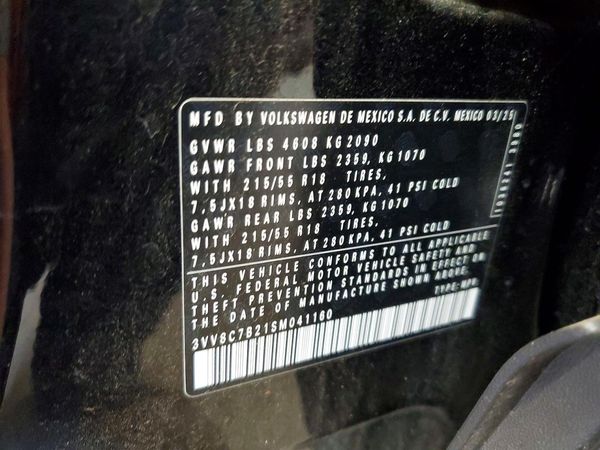 2025 VOLKSWAGEN TAOS 4Motion S